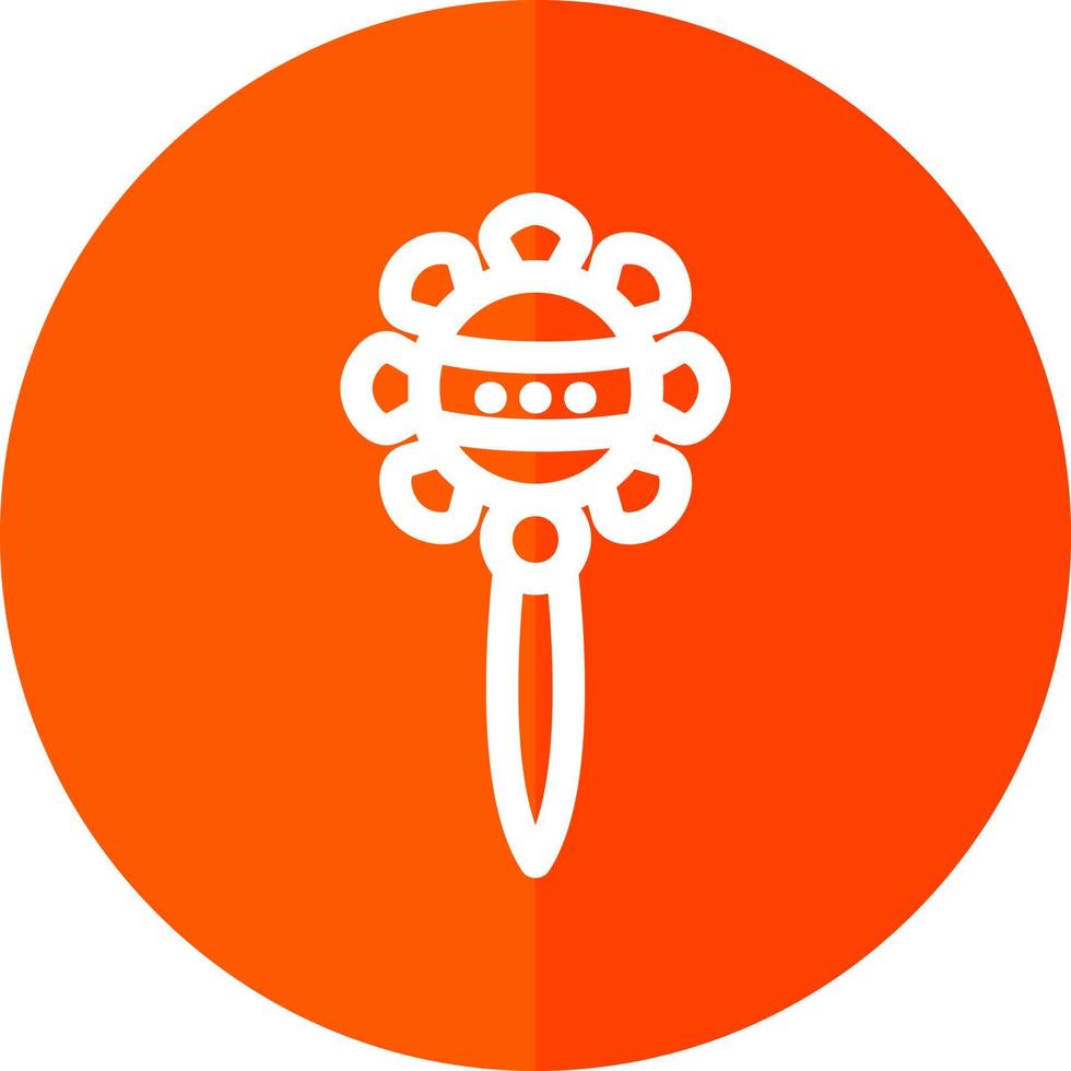 Rattle Vector Icon Design