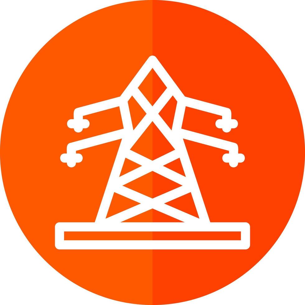 diseño de icono de vector de torre eléctrica