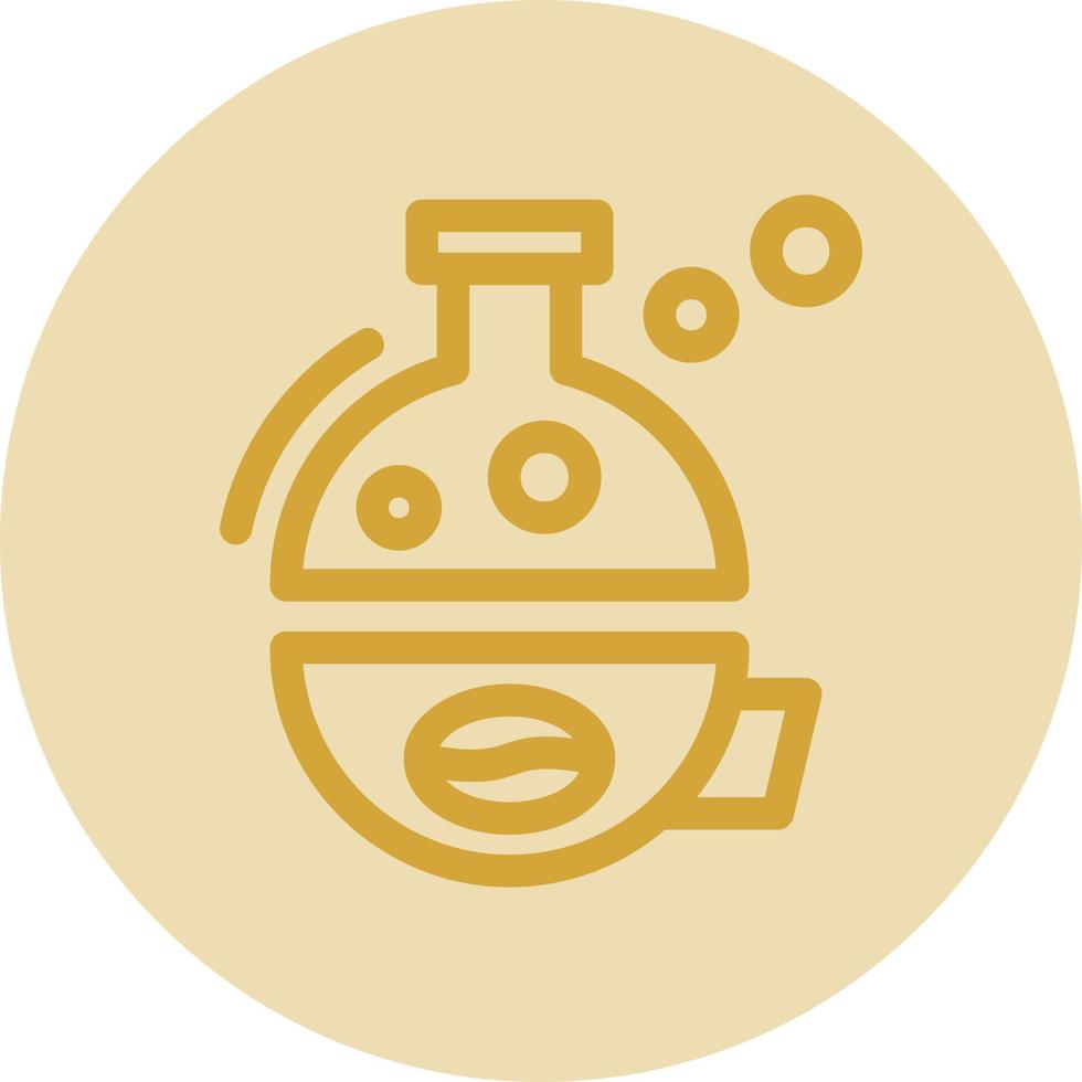 Coffee Science Vector Icon Design