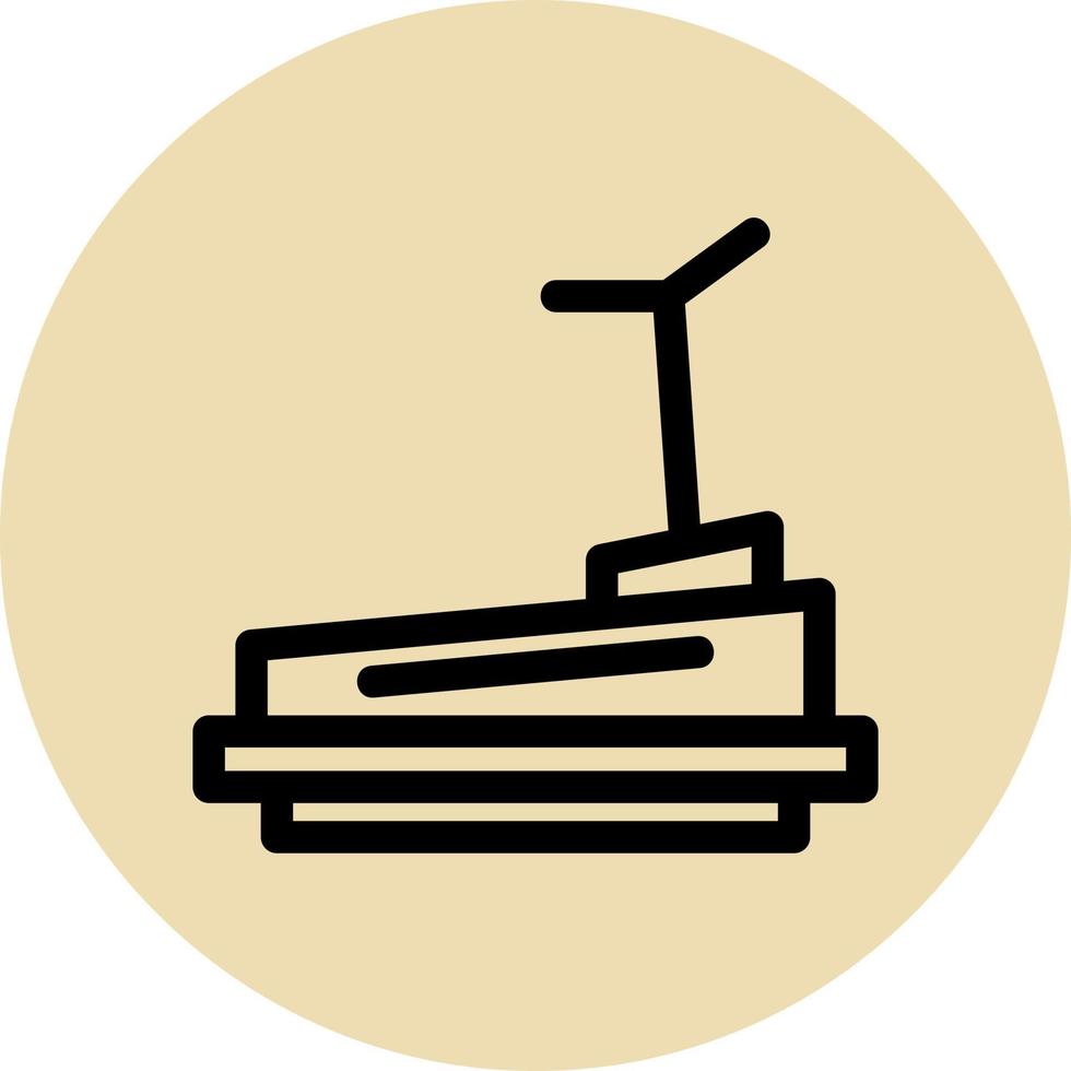 Treadmill Vector Icon Design