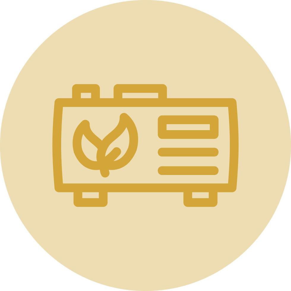 Biogas Vector Icon Design