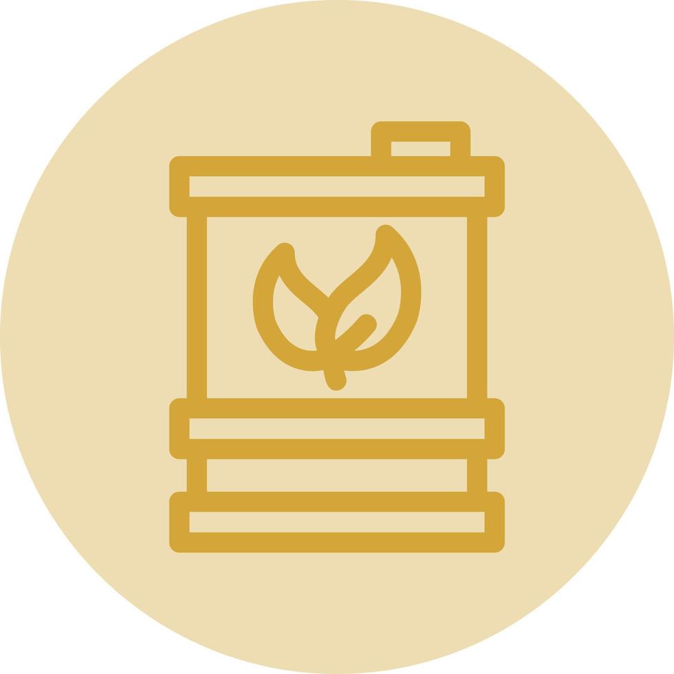 Biofuel Barrell Vector Icon Design