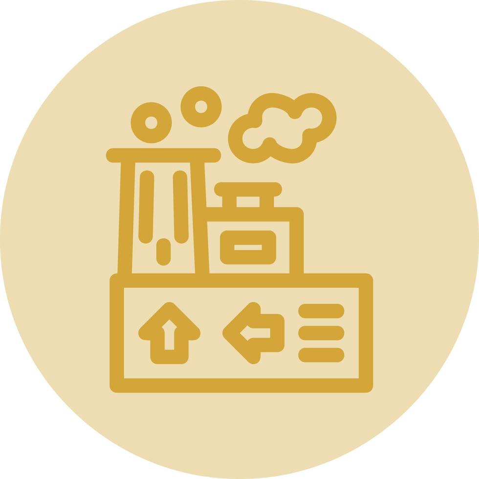 Geothermal Energy Vector Icon Design