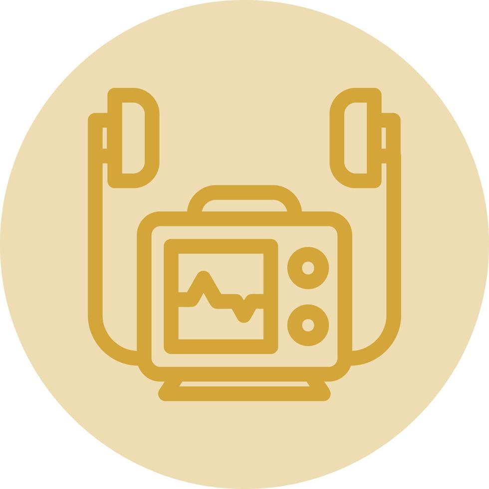 Defibrillator Vector Icon Design