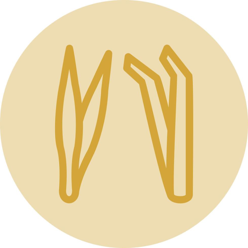Tweezers Vector Icon Design