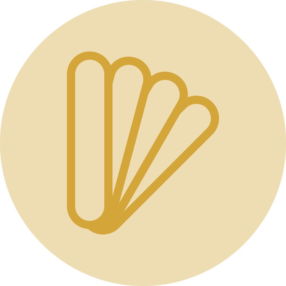 Tongue Depressor Vector Icon Design