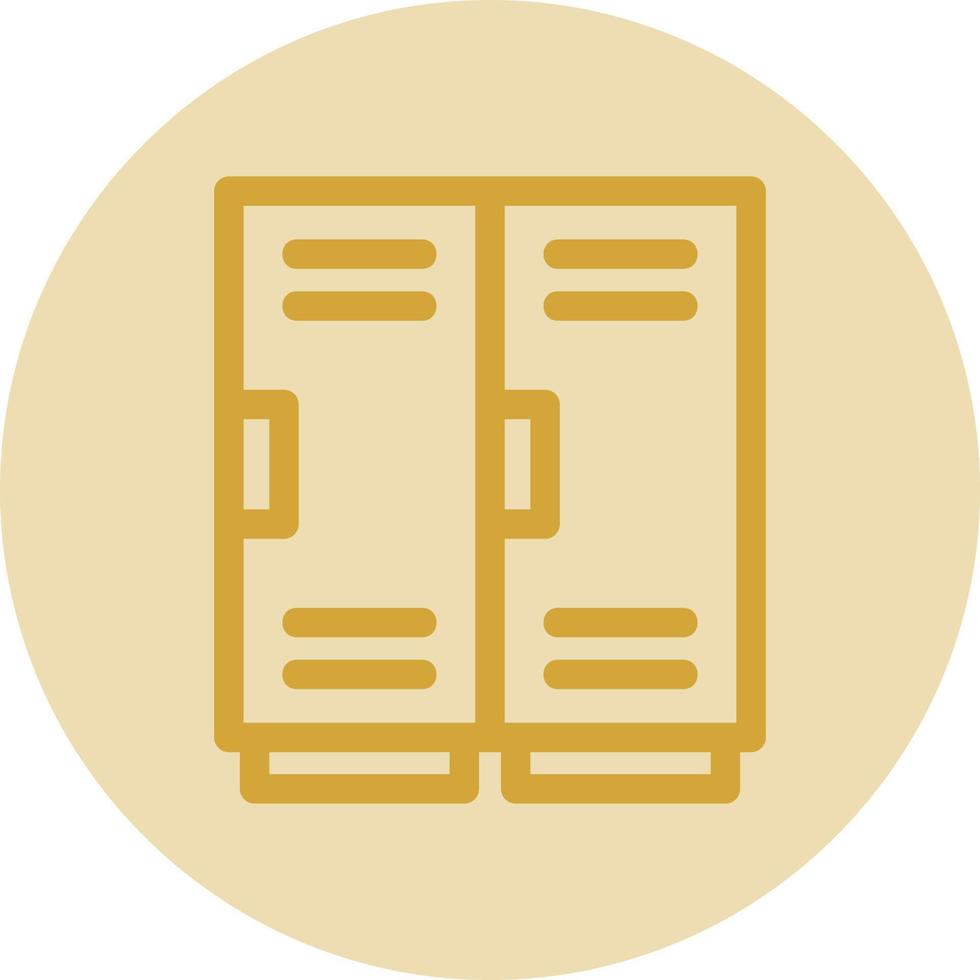 Locker Vector Icon Design