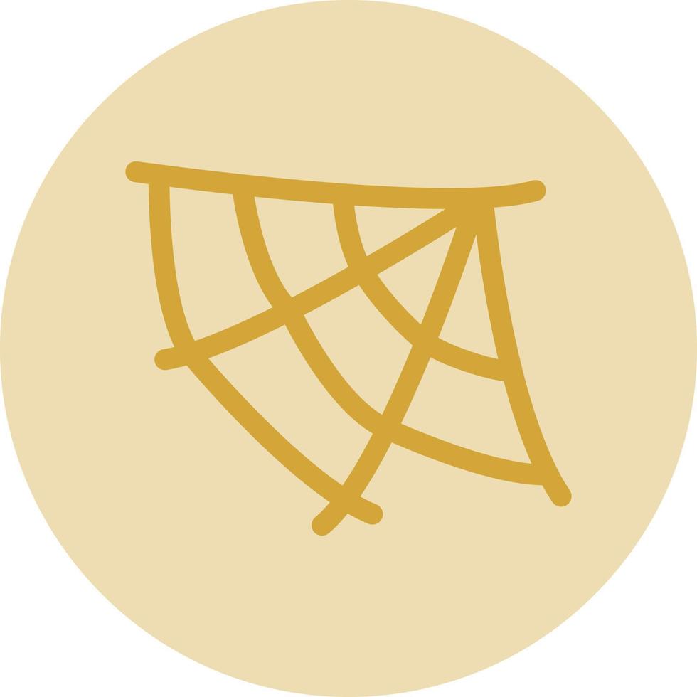 Spider Web Vector Icon Design