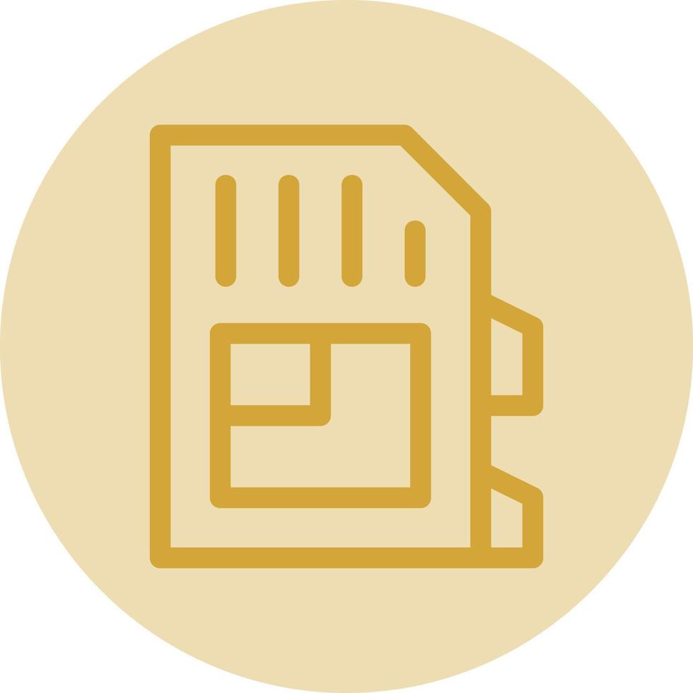 SD Card Vector Icon Design