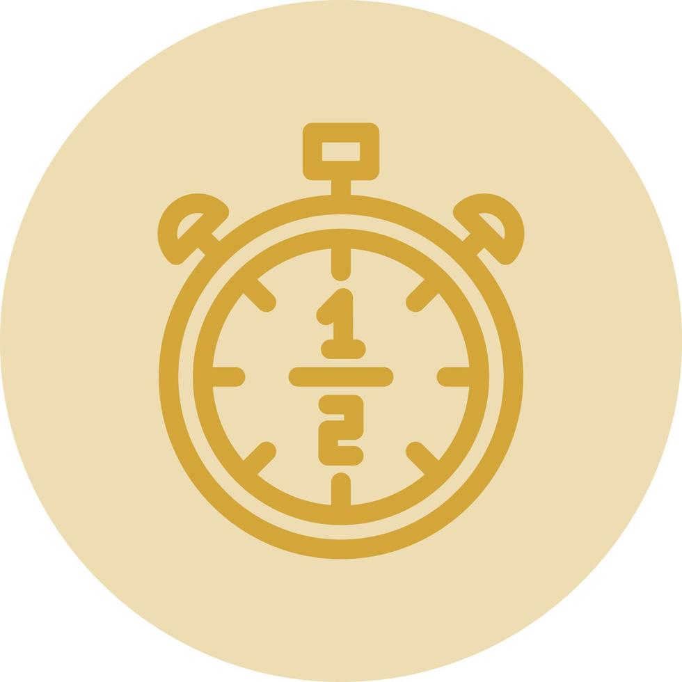 Half Time Vector Icon Design
