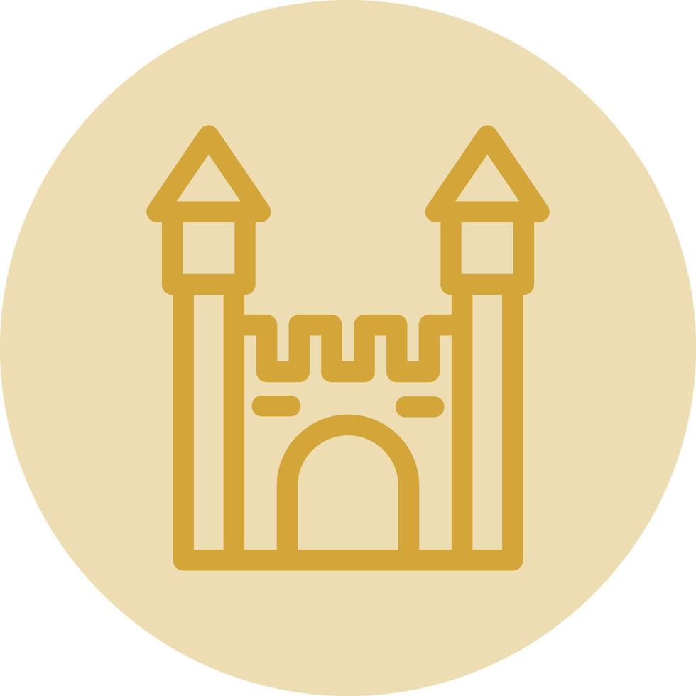 Bouncy Castle Vector Icon Design