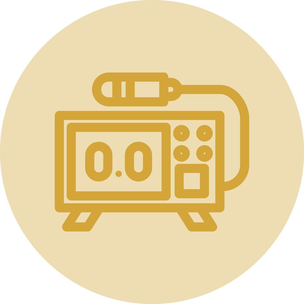 Geiger Counter Vector Icon Design