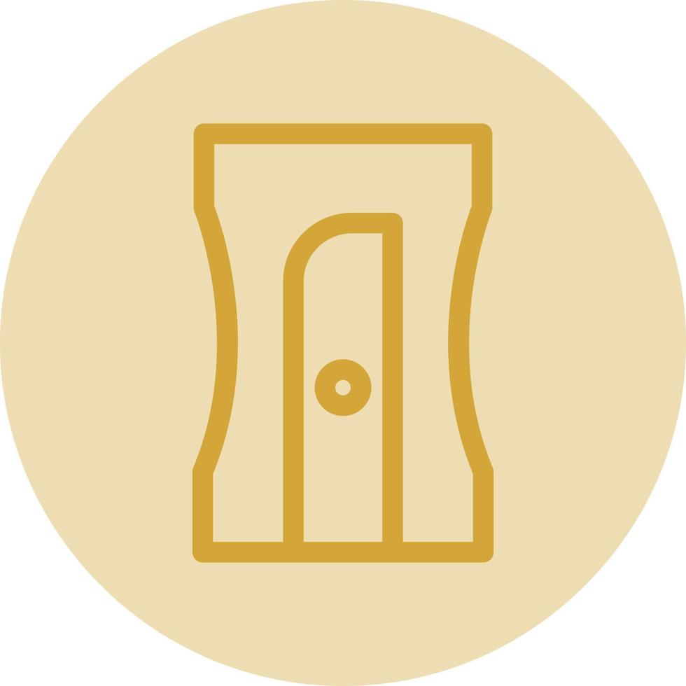 Pencil Sharpener Vector Icon Design