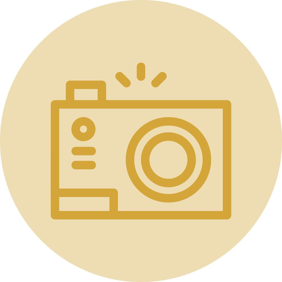 Compact Camera Vector Icon Design