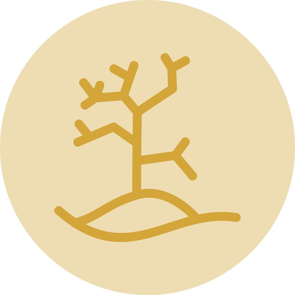 Dry Tree Vector Icon Design