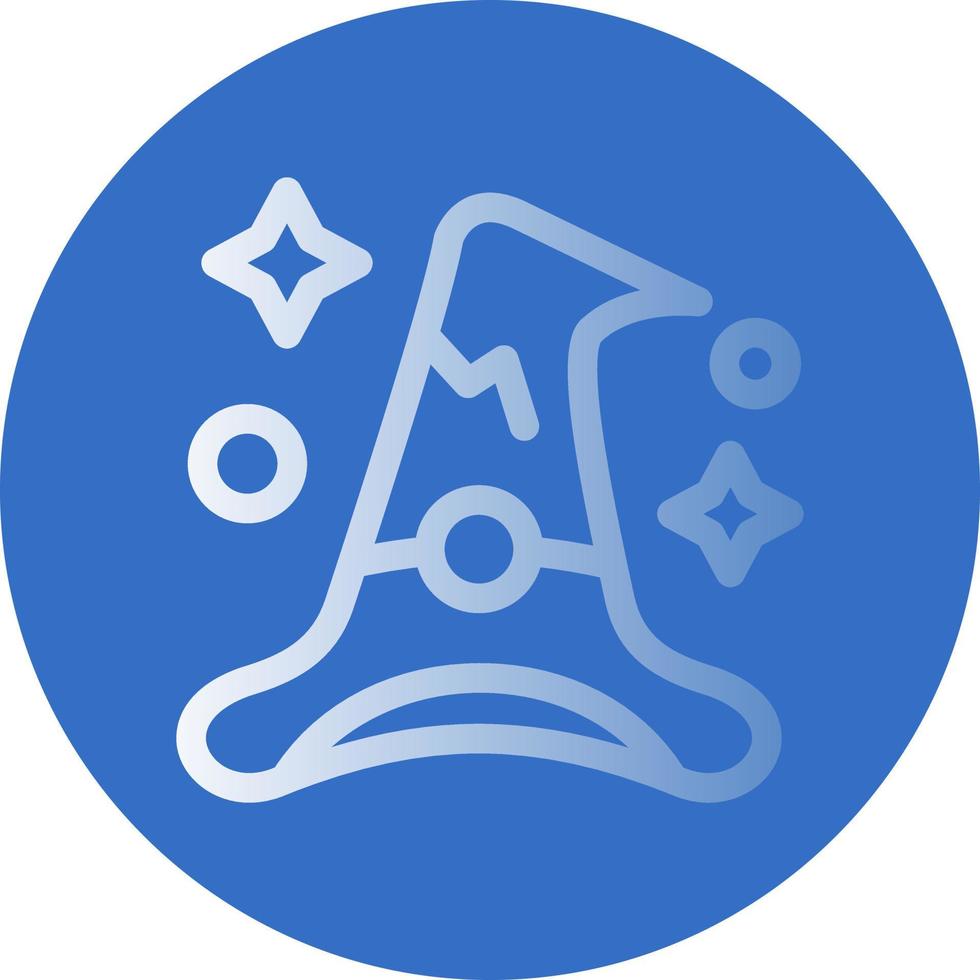 Witch Hat Vector Icon Design