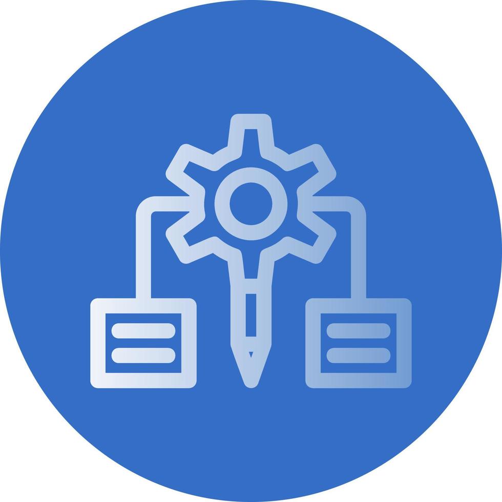 diseño de icono de vector de algoritmo de diseño