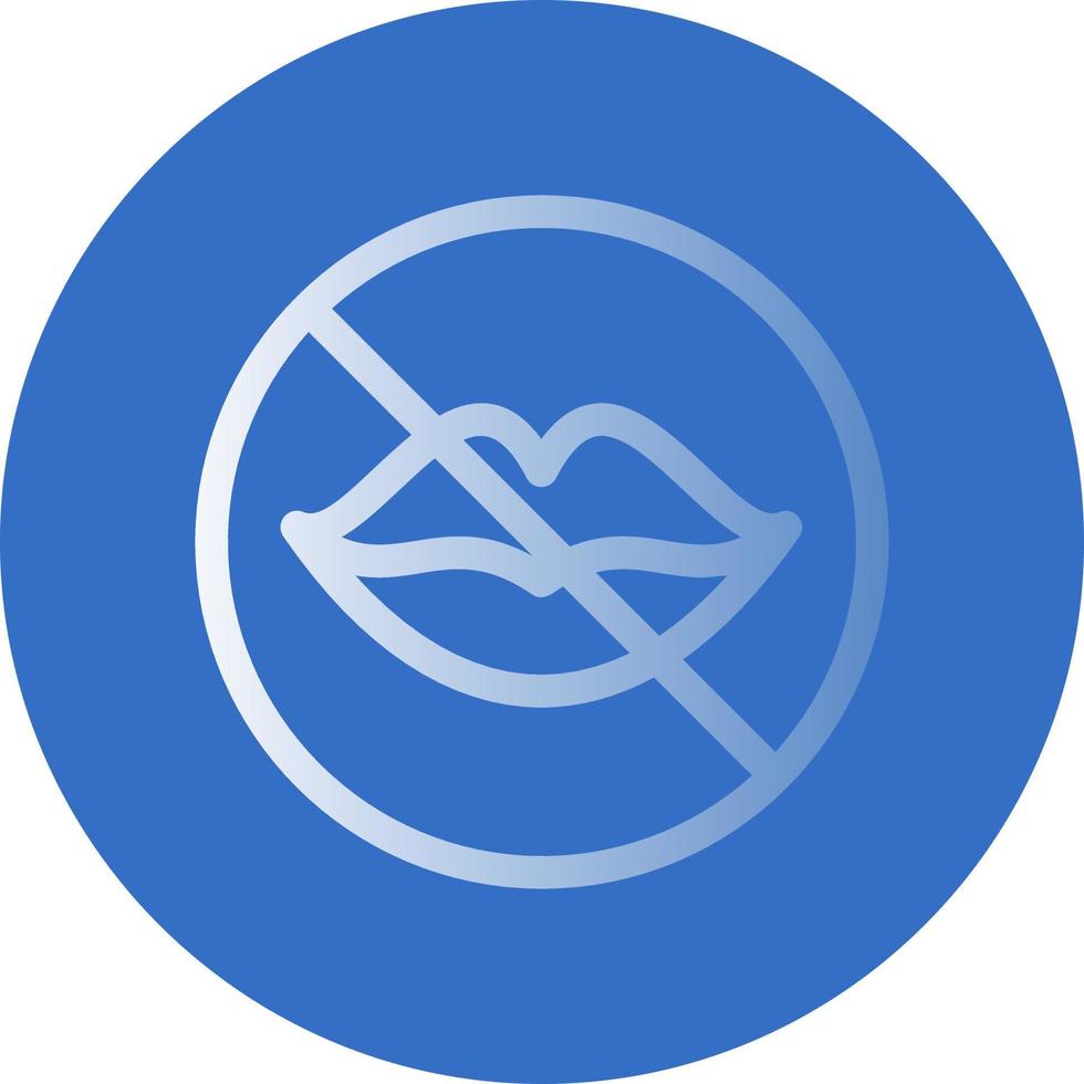 No Speak Vector Icon Design
