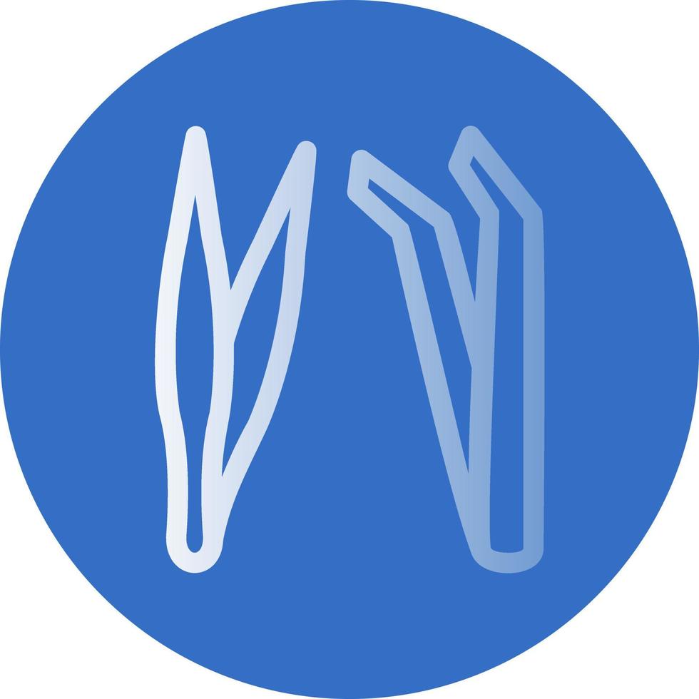 Tweezers Vector Icon Design