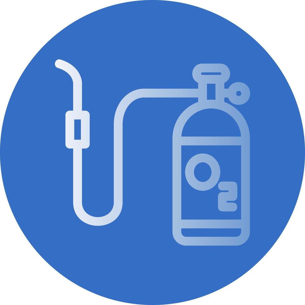 Oxygen Tank Vector Icon Design