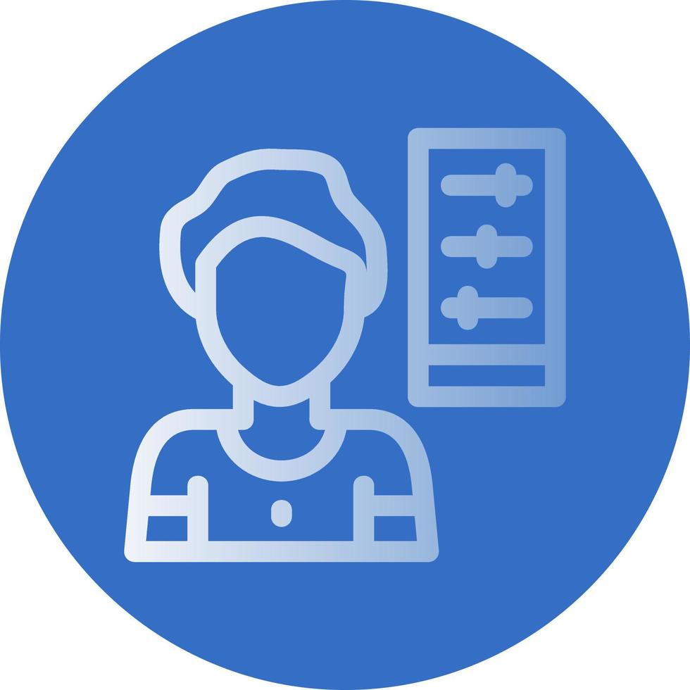 Self Control Vector Icon Design