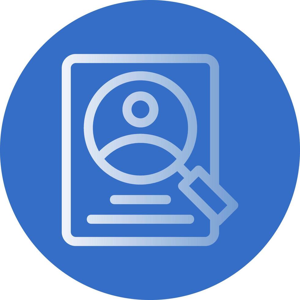 Research Process Vector Icon Design