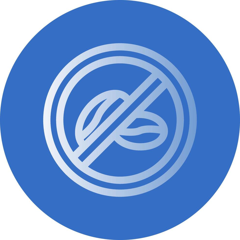 No Caffeine Vector Icon Design