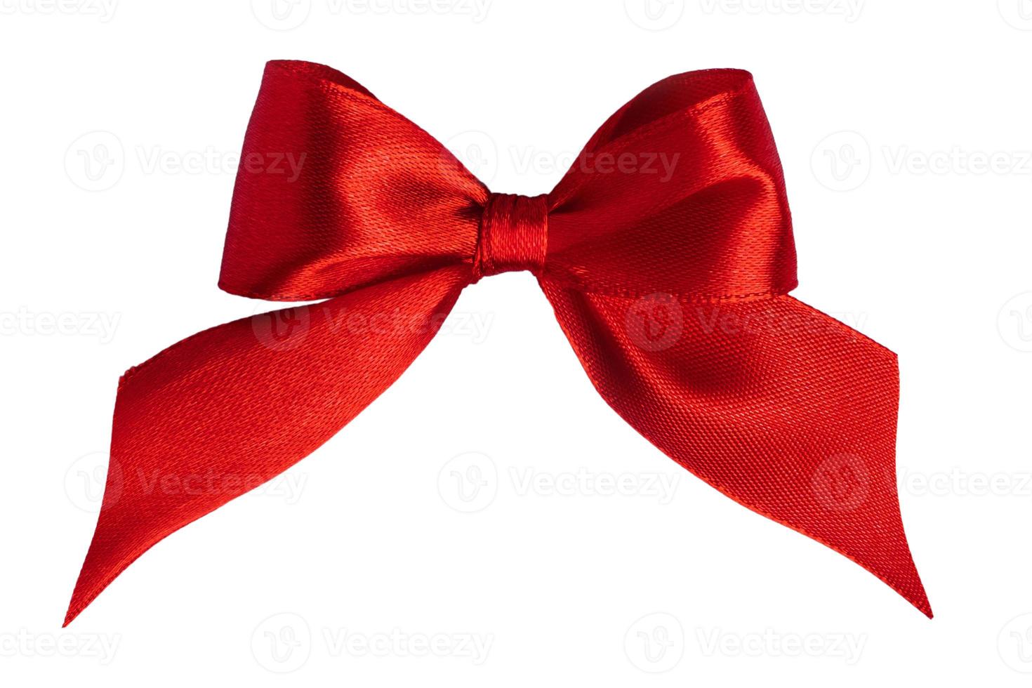 1492 Red ribbon isolated on a transparent background photo