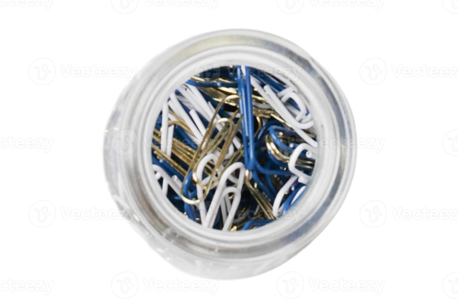 2656 Bowl with clips isolated on a transparent background photo