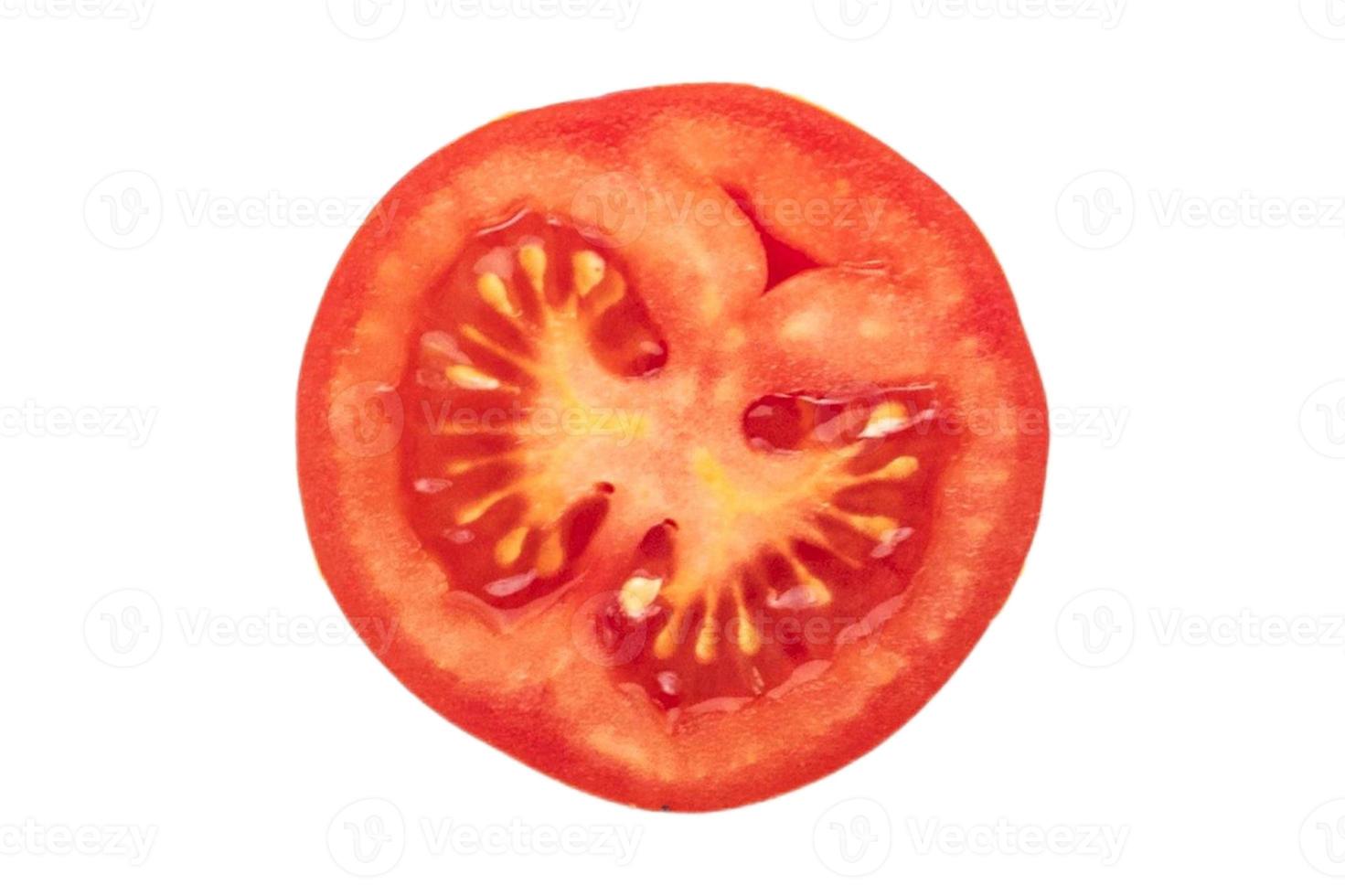 3083 Sliced tomato isolated on a transparent background photo