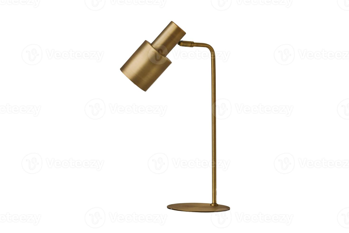 5552 Gold lamp isolated on a transparent background photo