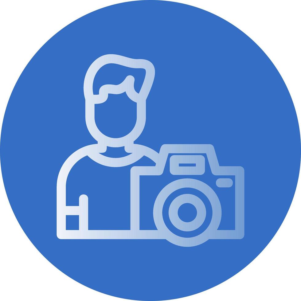 Cameraman Vector Icon Design