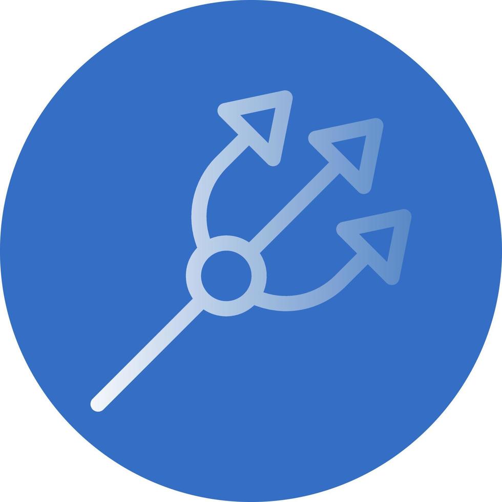 Trident Vector Icon Design