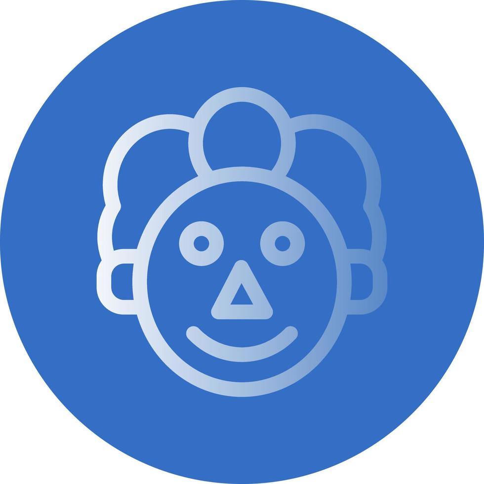 Clown Vector Icon Design