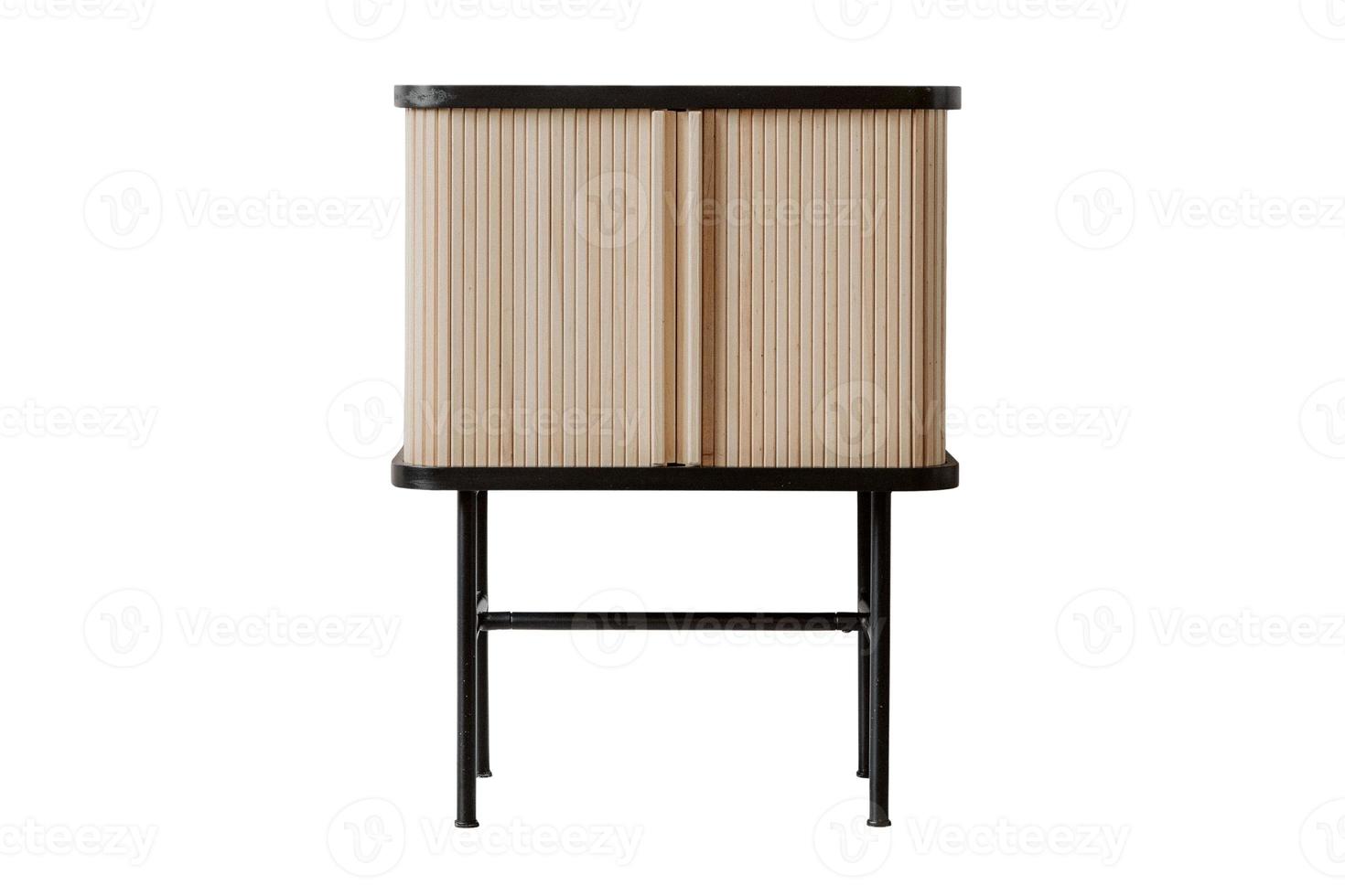 1855 Beige cabinet isolated on a transparent background photo