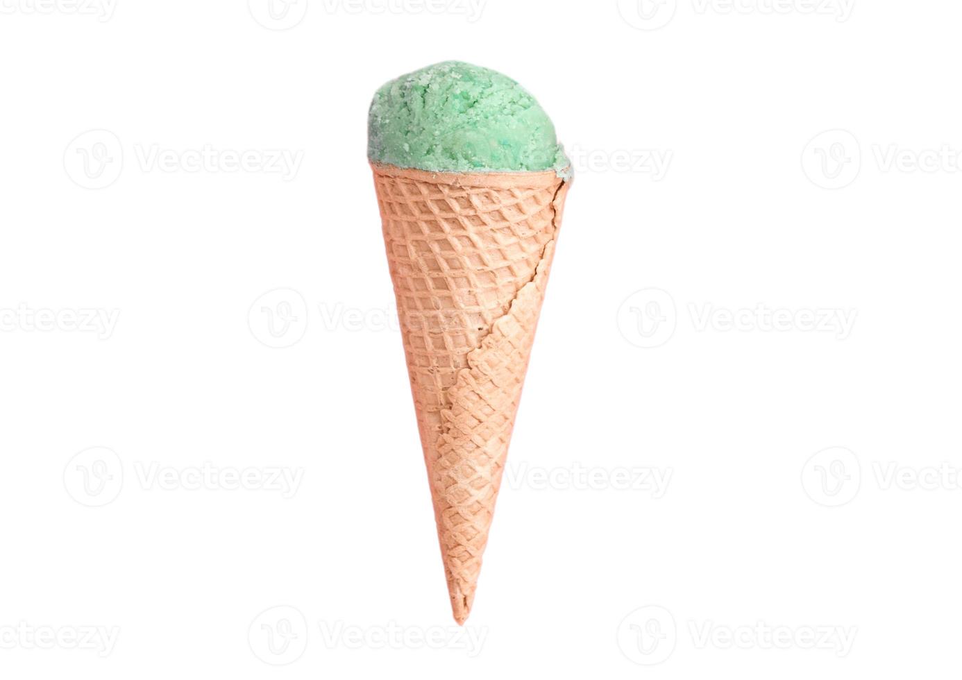 2035 Ice cream cone isolated on a transparent background photo