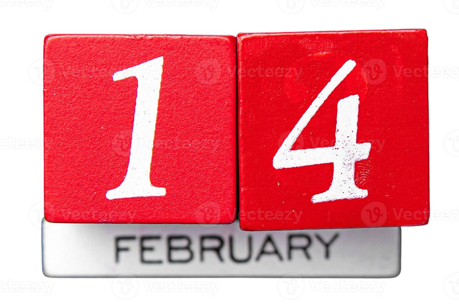 1513 Red calendar isolated on a transparent background photo