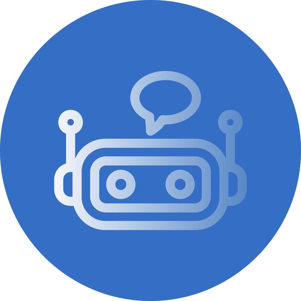 Chatbot Vector Icon Design
