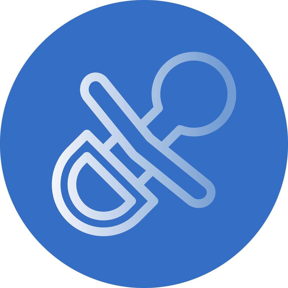 Pacifier Vector Icon Design