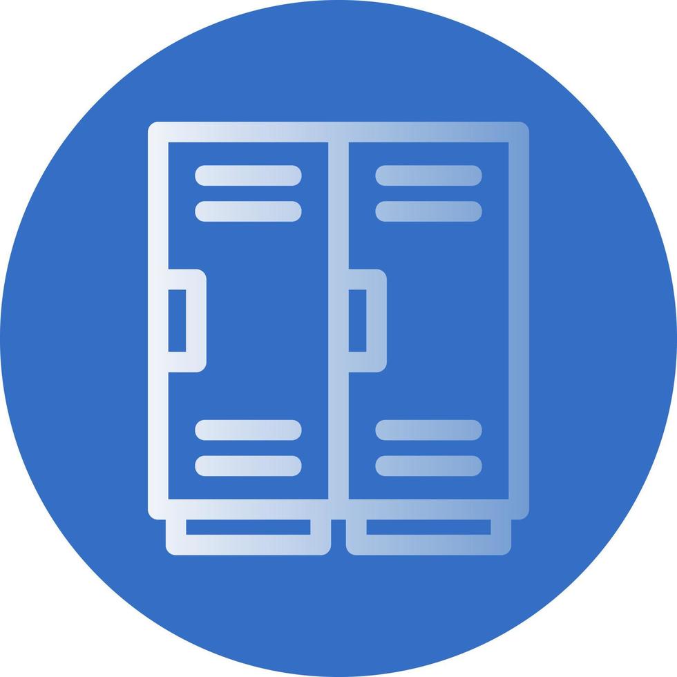 Locker Vector Icon Design