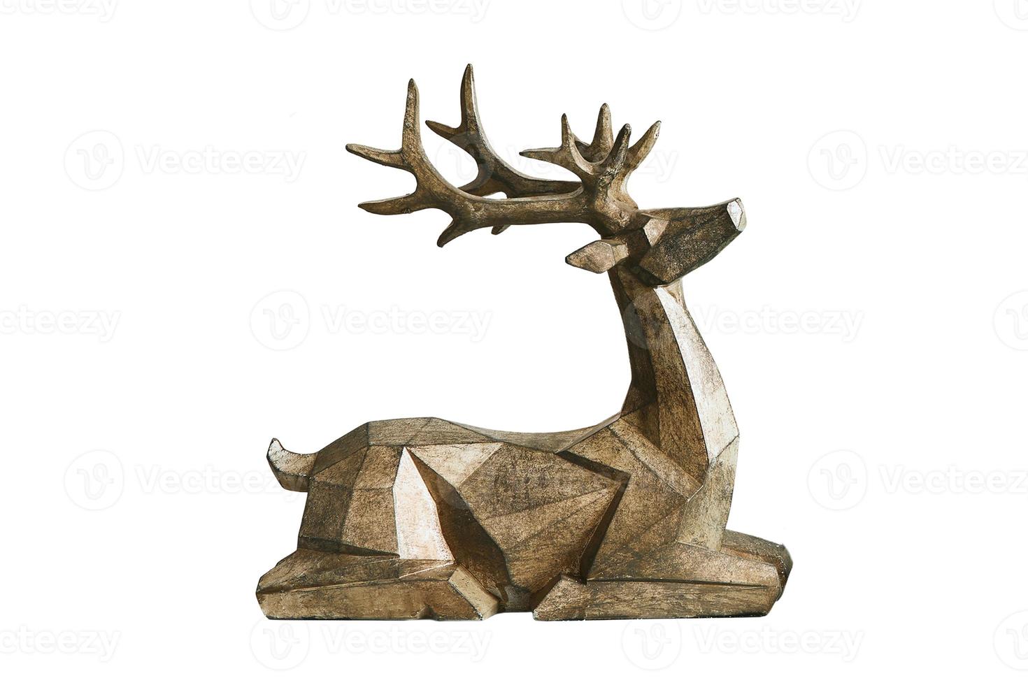 687 Brown reindeer isolated on a transparent background photo