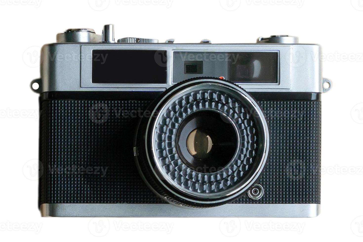 894 Black classic camera isolated on a transparent background photo