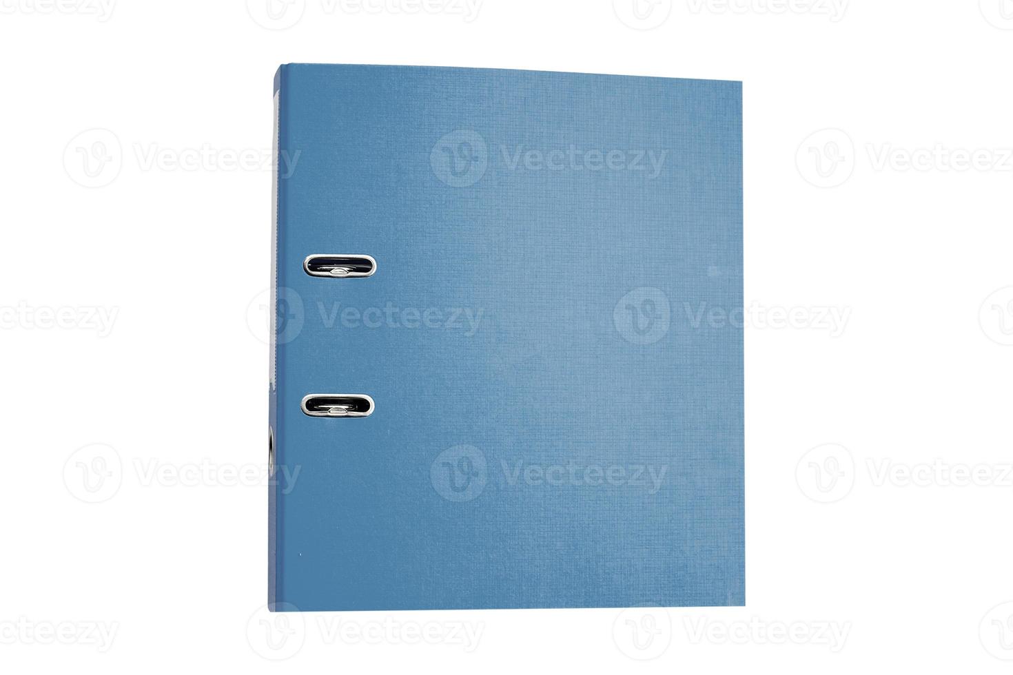 2801 Blue folder isolated on a transparent background photo