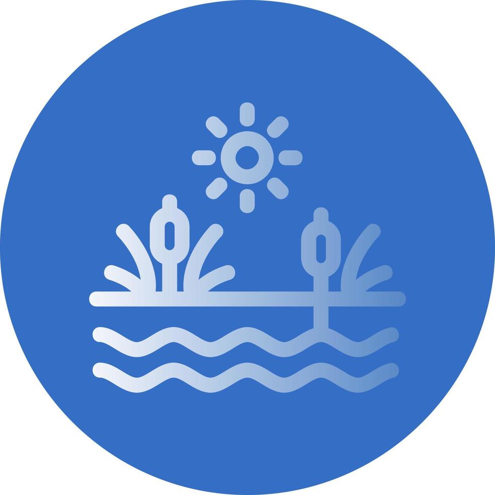 Swamp Vector Icon Design