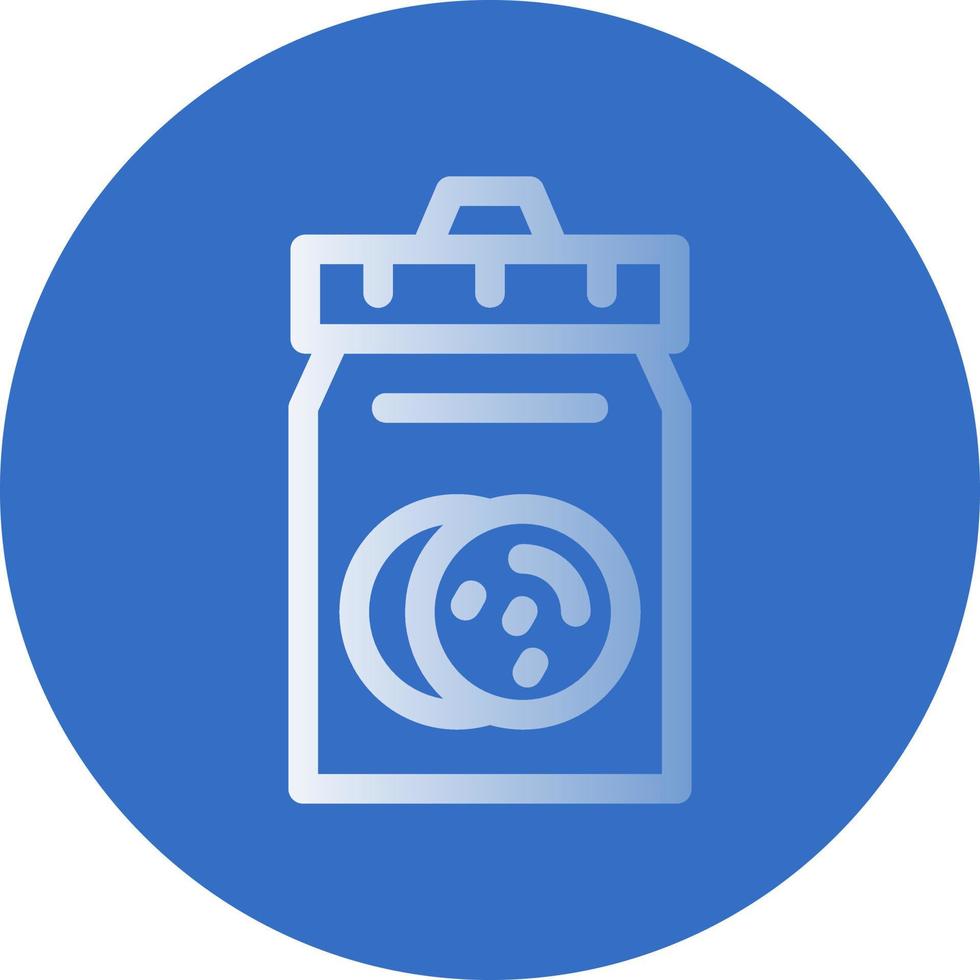 Cookie Jar Vector Icon Design