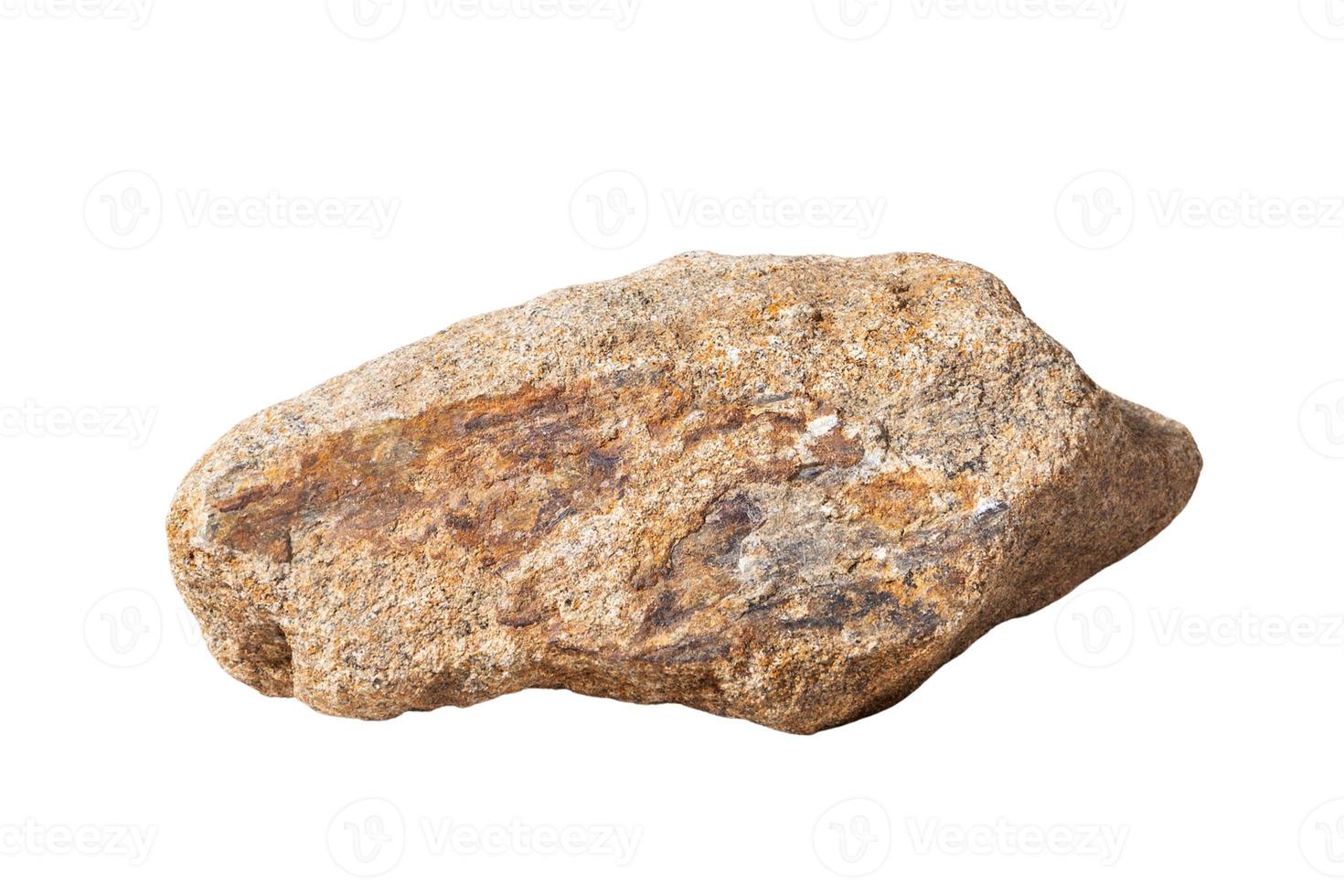 738 Beige stone isolated on a transparent background photo