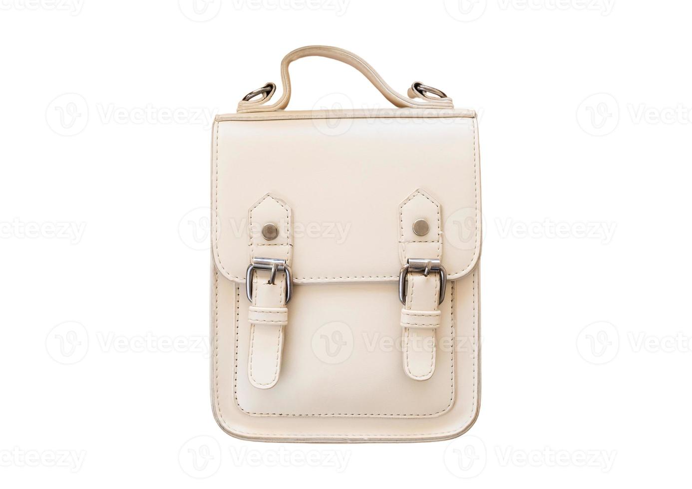2679 White bag isolated on a transparent background photo