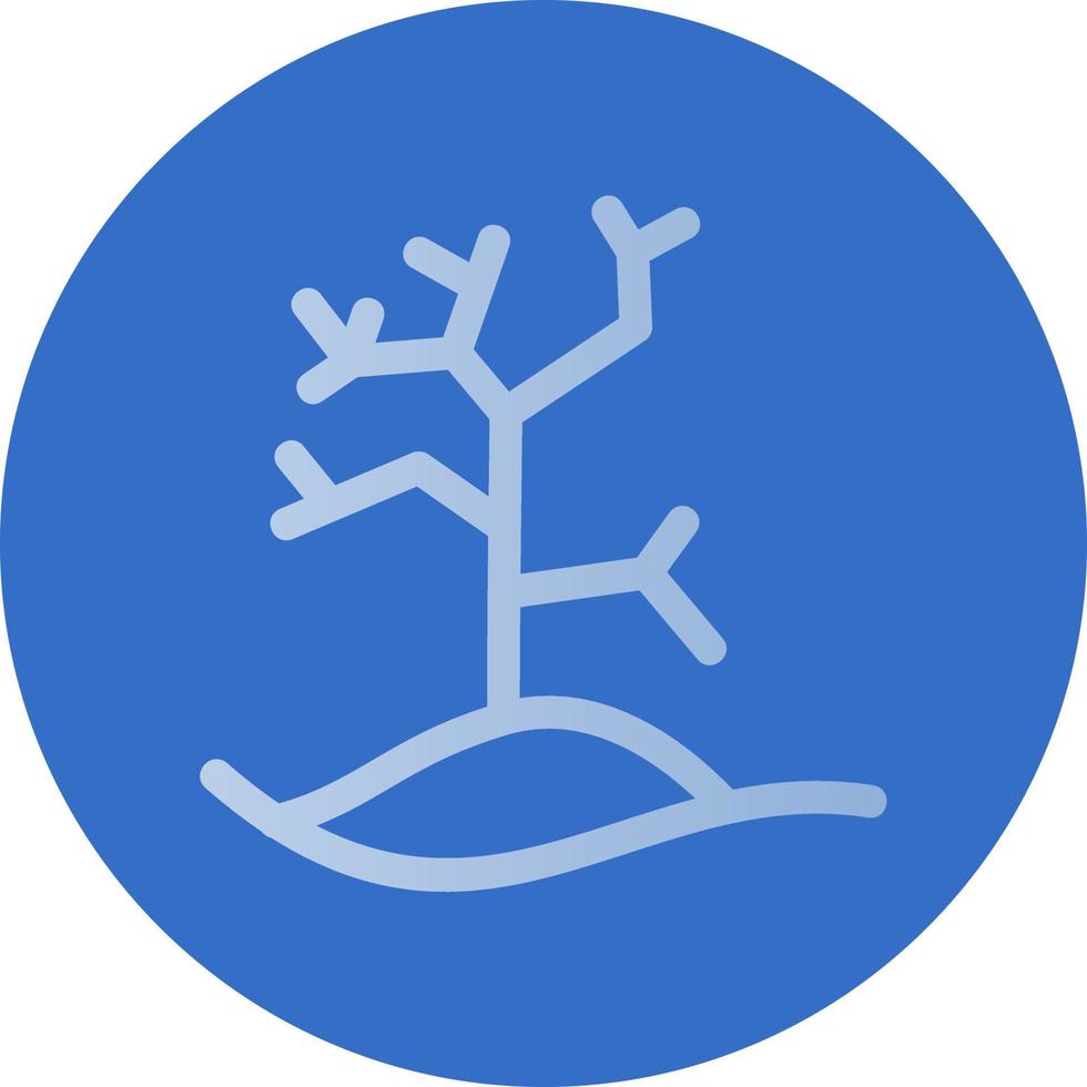 Dry Tree Vector Icon Design