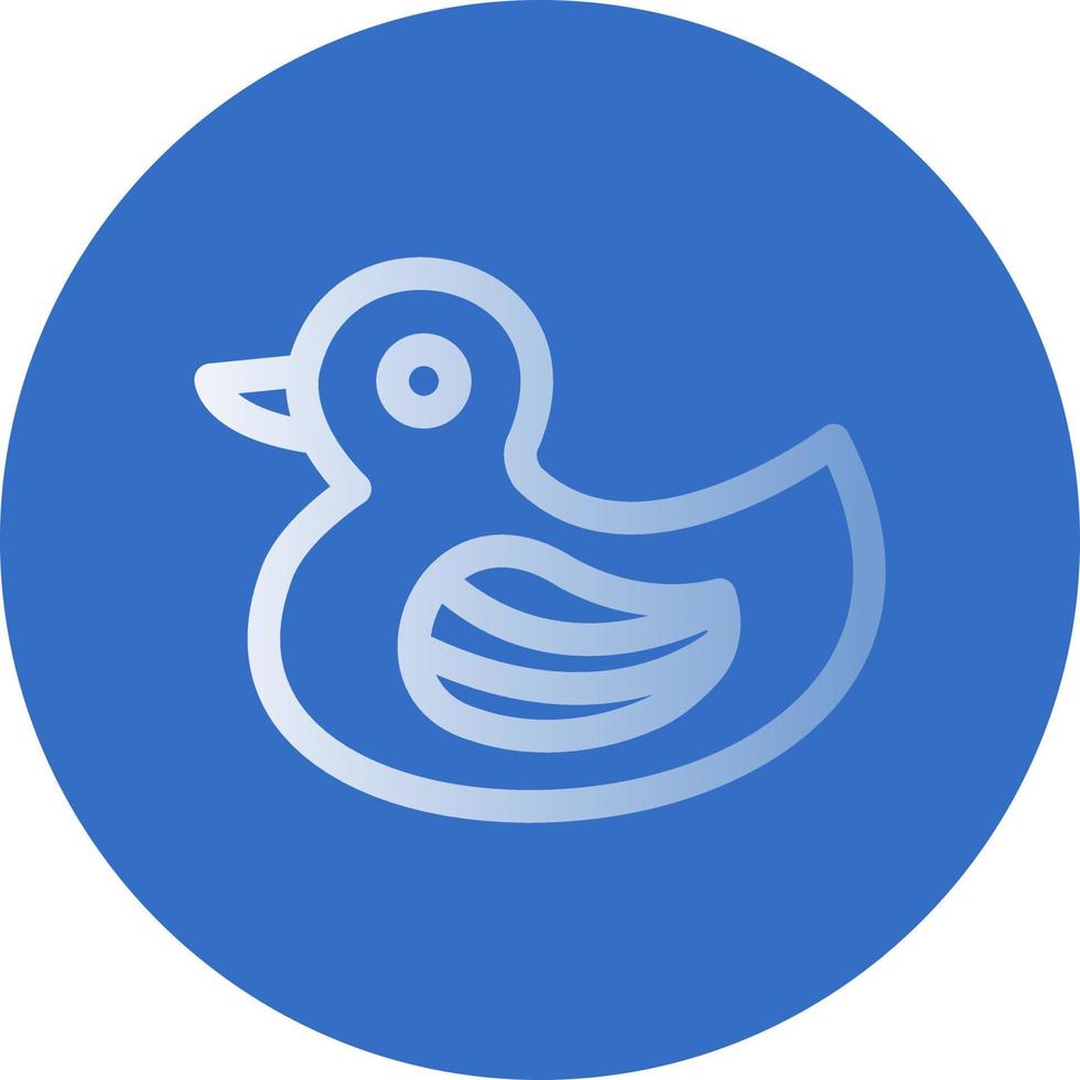 Rubber Duck Vector Icon Design