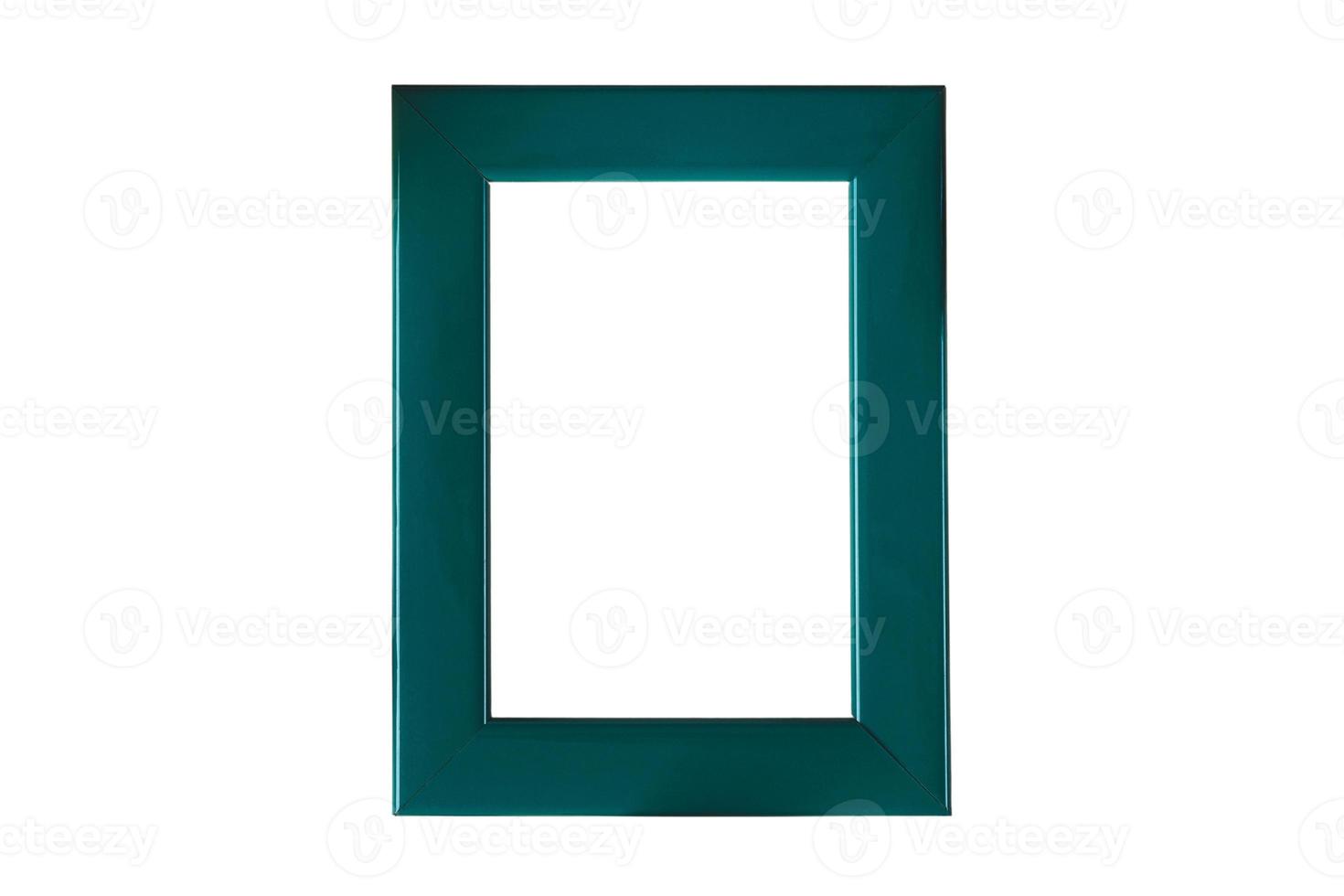 1741 Green frame mockup isolated on a transparent background photo